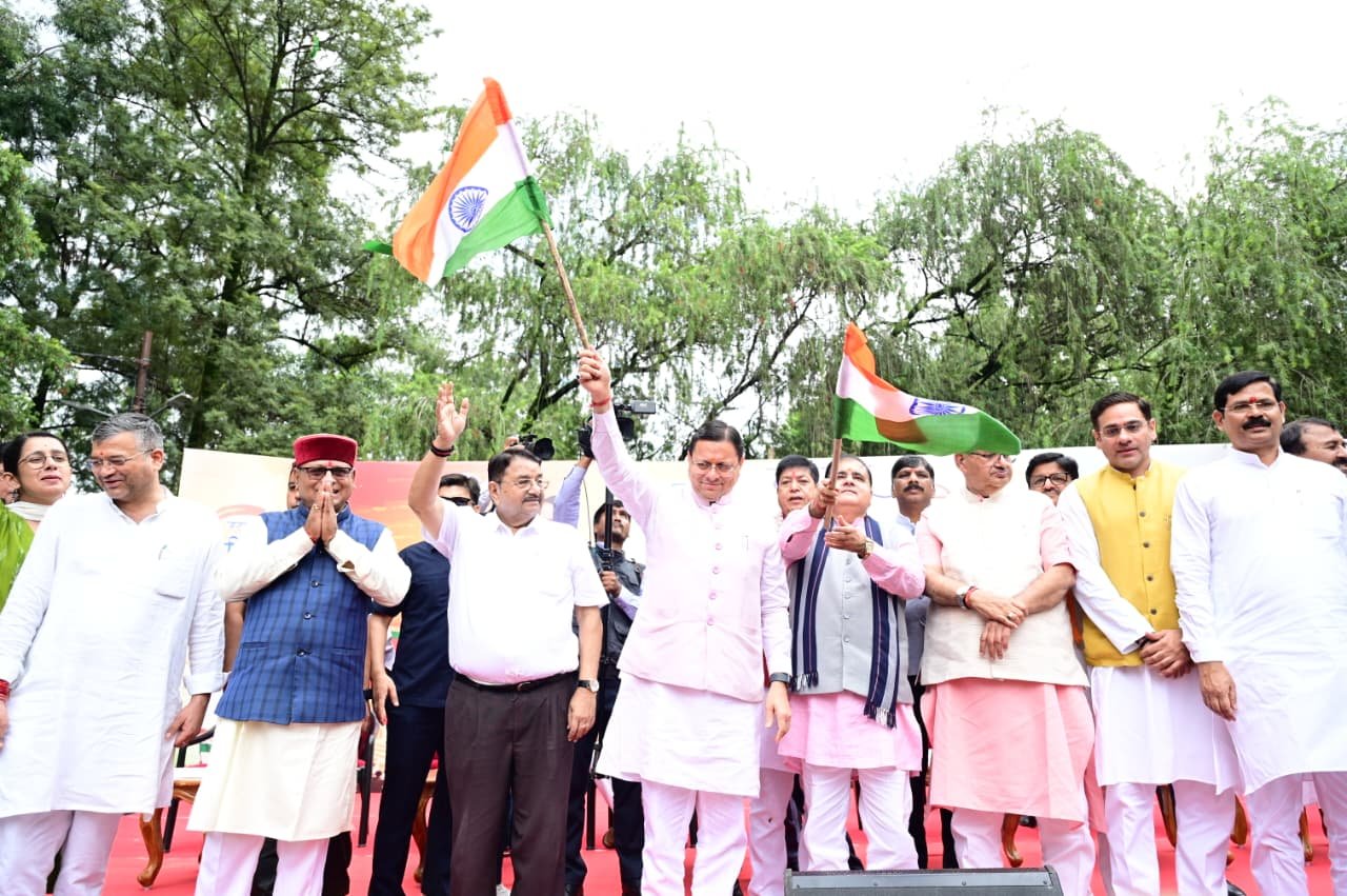 मुख्यमंत्री ने प्रदेशवासियों से स्वतंत्रता दिवस पर अपने घरों में तिरंगा फहराने का किया आवाह्न